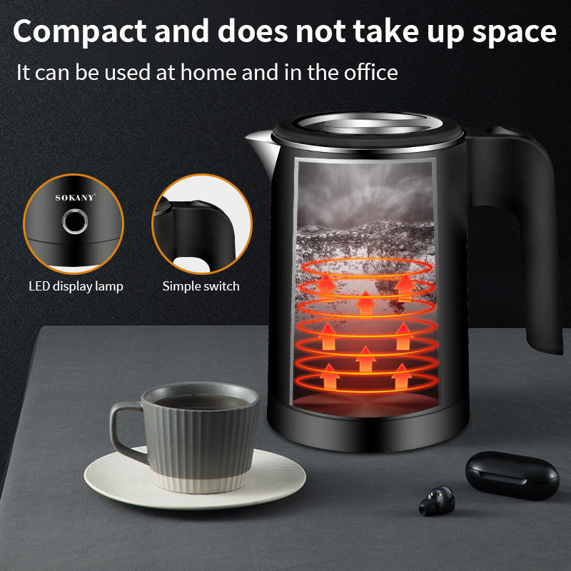 Home Dormitory Stainless Steel Electric Kettle